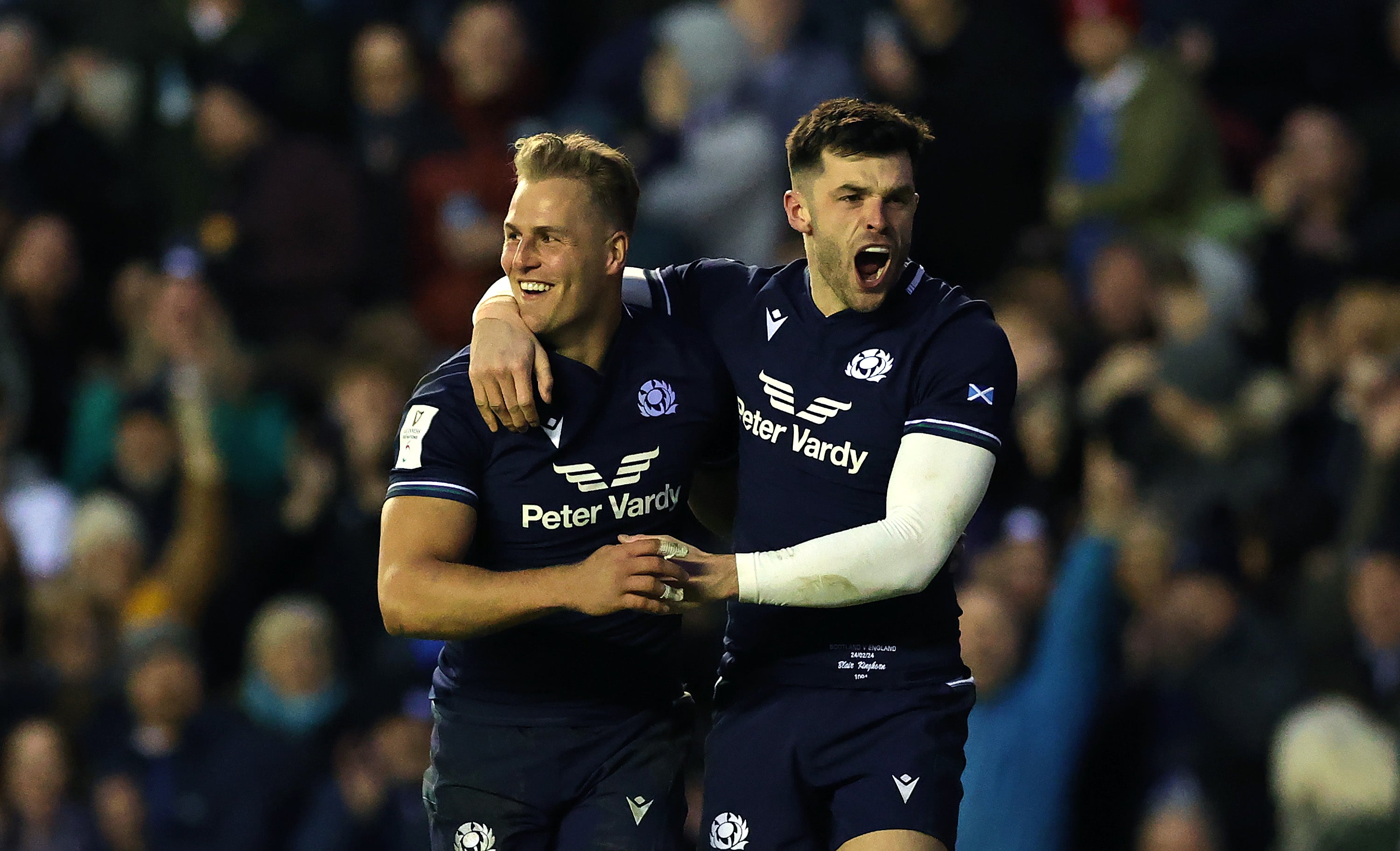 Duhan van der Merwe and Blair Kinghorn have been recalled by Scotland