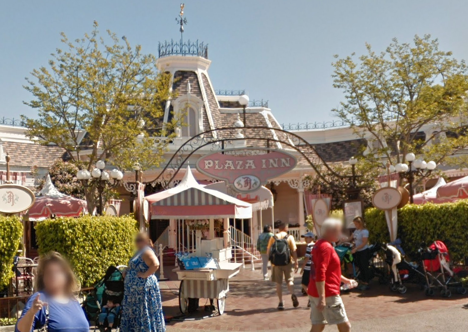 The tree allegedly fell near the Plaza Inn restaurant on the park's Main Street U.S.A