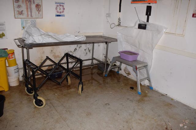 <p>A room inside Elkin and Bell Funerals</p>