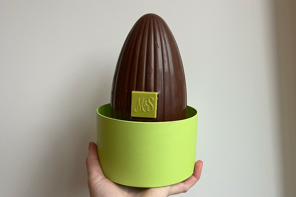 best easter egg indybest review M&S extra thick pistachio and milk chocolate egg