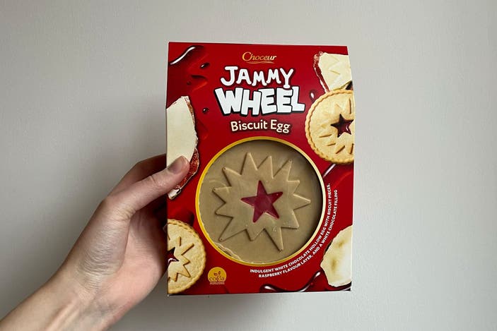 best easter egg indybest review Aldi choceur jammy wheel biscuit egg