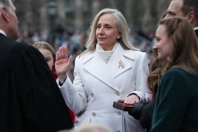 <p>As a former CIA case officer, Spanberger has tied her political career to her public service and national security credentials</p>