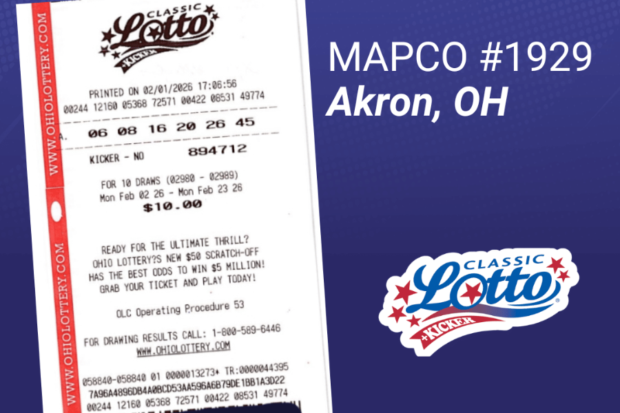 <p>The winning ticket! The anonymous Ohio Lottery winner said his best friend would buy his Classic Lotto ticket with the same six numbers whenever he was out of town</p>