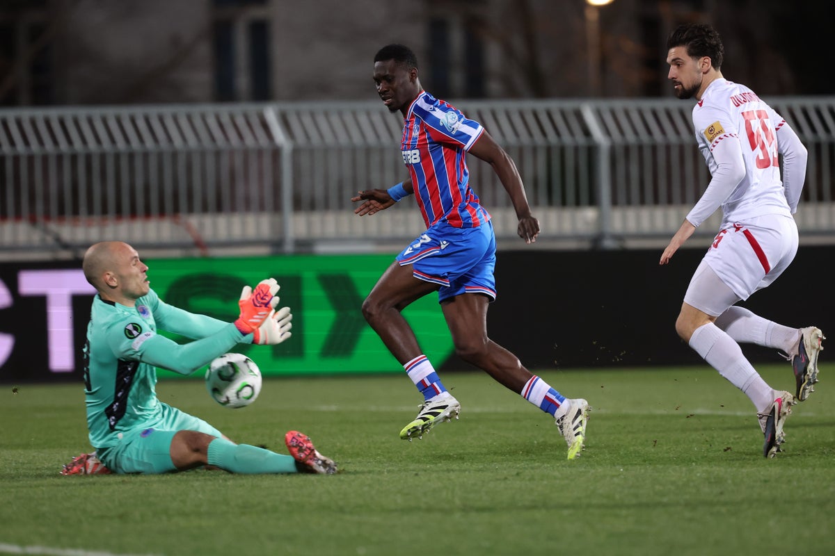 Ismaila Sarr on target as Palace draw Conference League clash in Bosnia