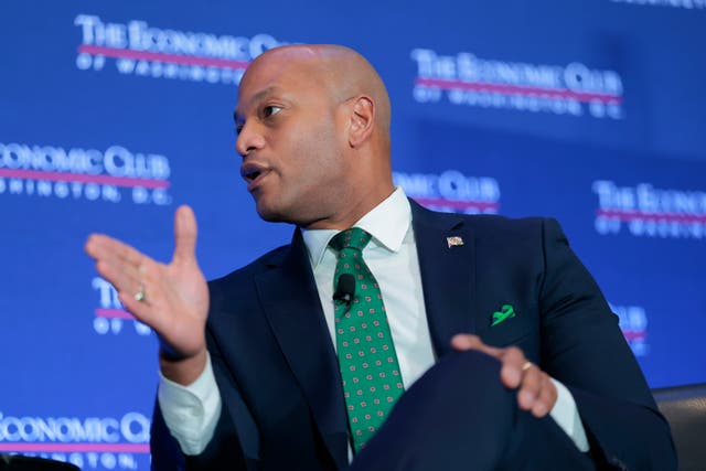 <p>Maryland Governor Wes Moore, a Democrat, said he doesn't 'answer to party bosses'</p>