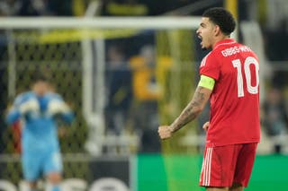 Nottingham Forest captain Morgan Gibbs-White scored in the 3-0 win (Emrah Gurel/AP)