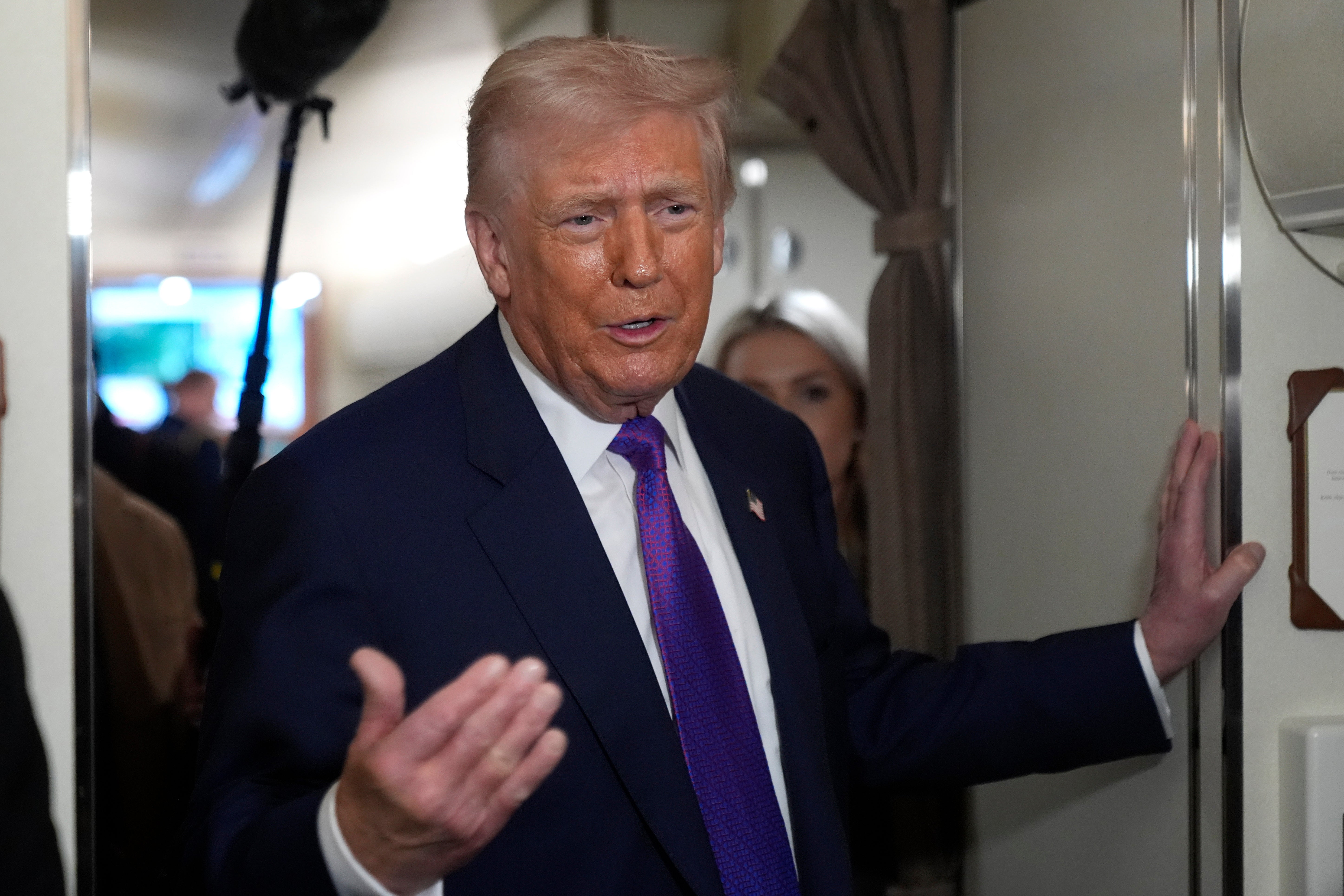 Trump frequently battles with reporters over questions about Americans facing high grocery and health care prices