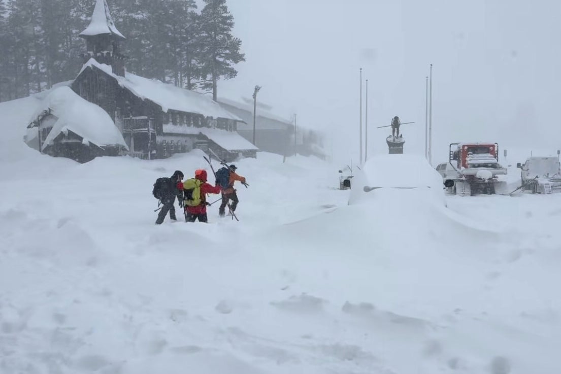 Roughly 90 rescuers have been searching the area in extremely challenging weather conditions, with the risk of further avalanches.