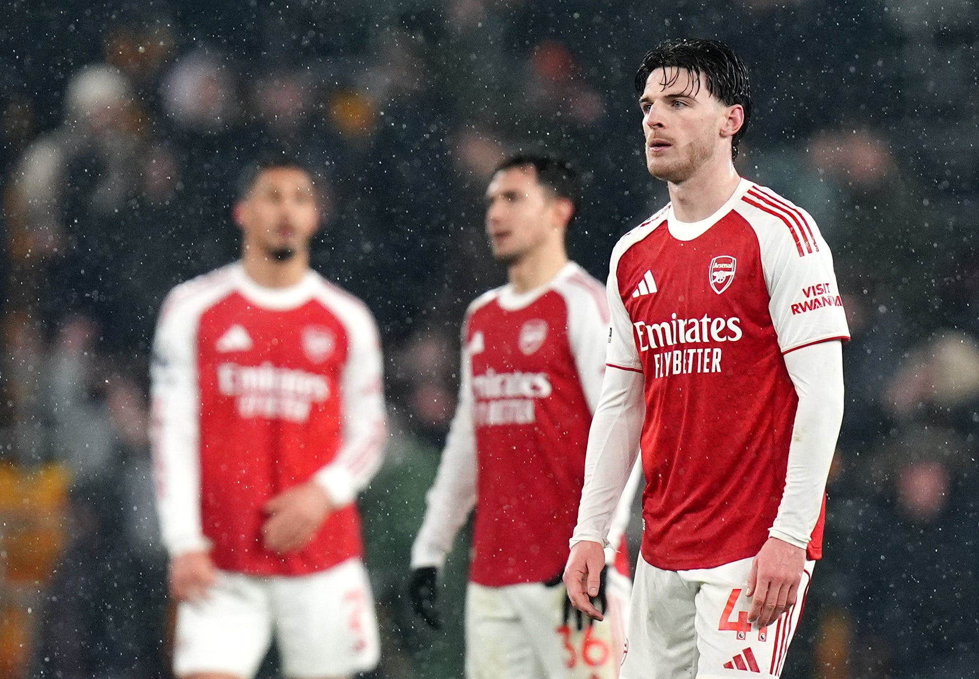 Arsenal couldn't hold on to their two-goal lead at Wolves