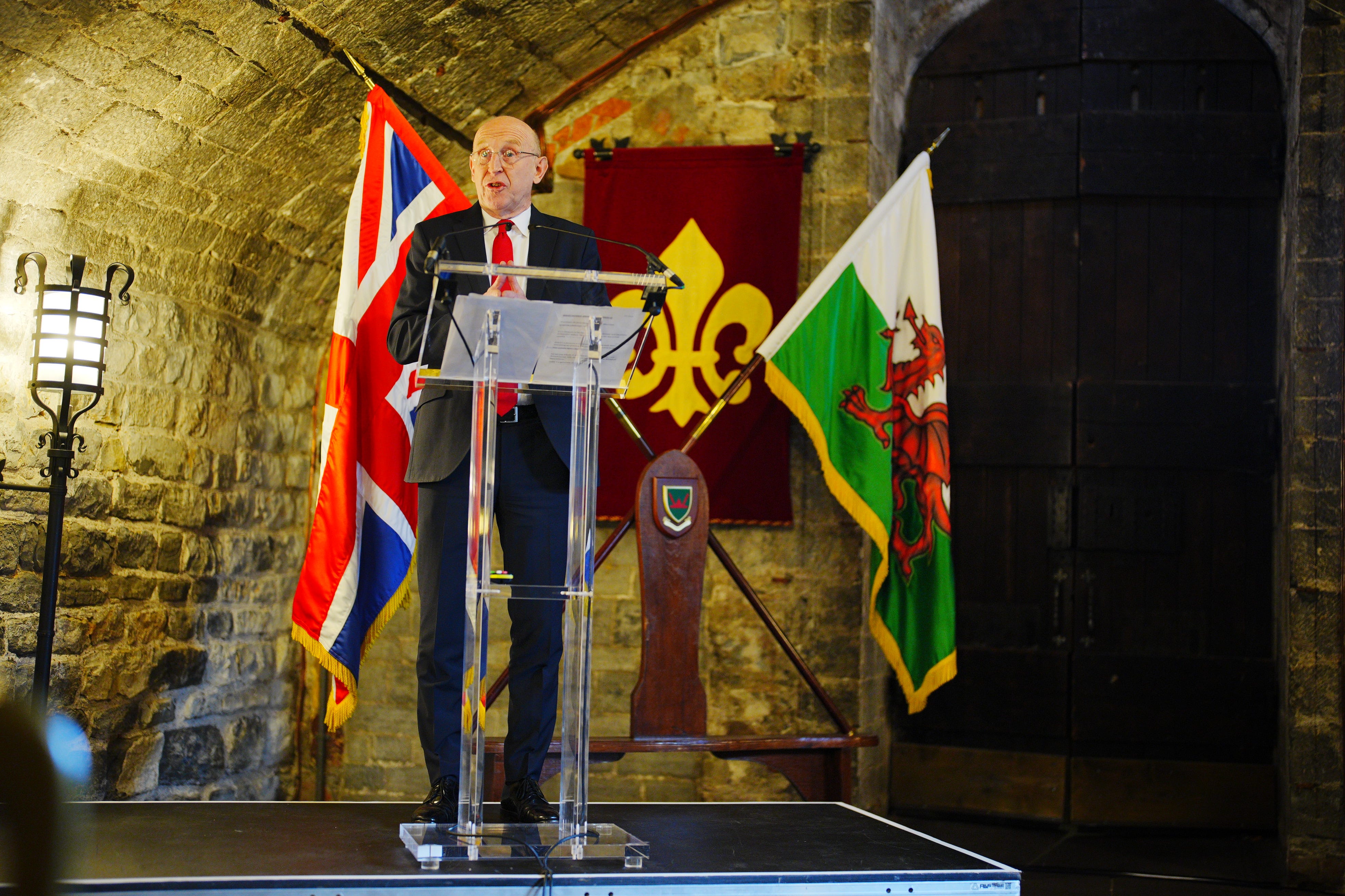 John Healey said the UK takes great pride in its armed forces (Ben Birchall/PA)