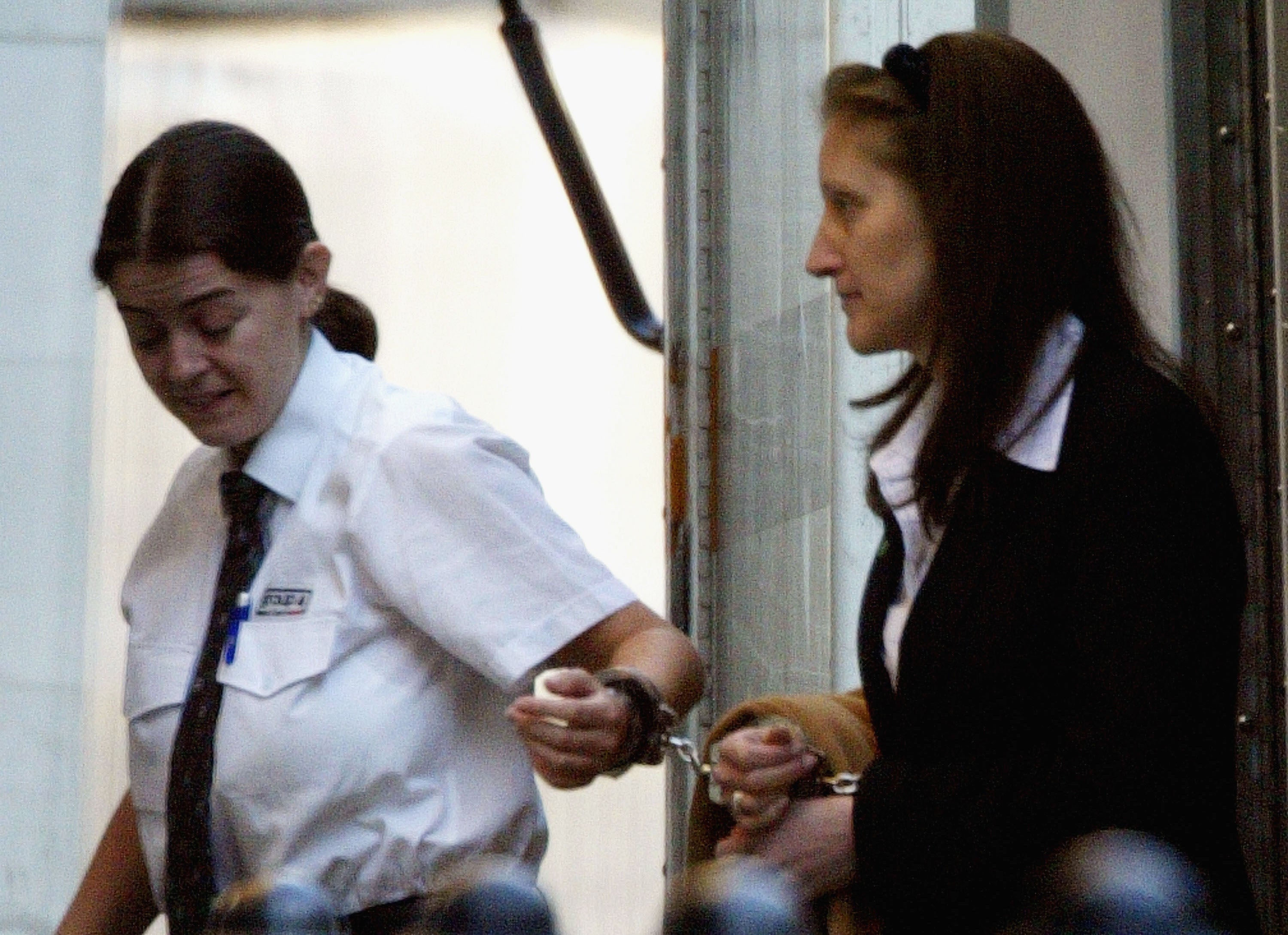 Andrews arriving at court ahead of her 2003 appeal