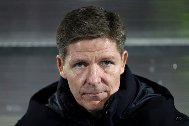 <p>Oliver Glasner is under heavy scrutiny as Palace boss</p>