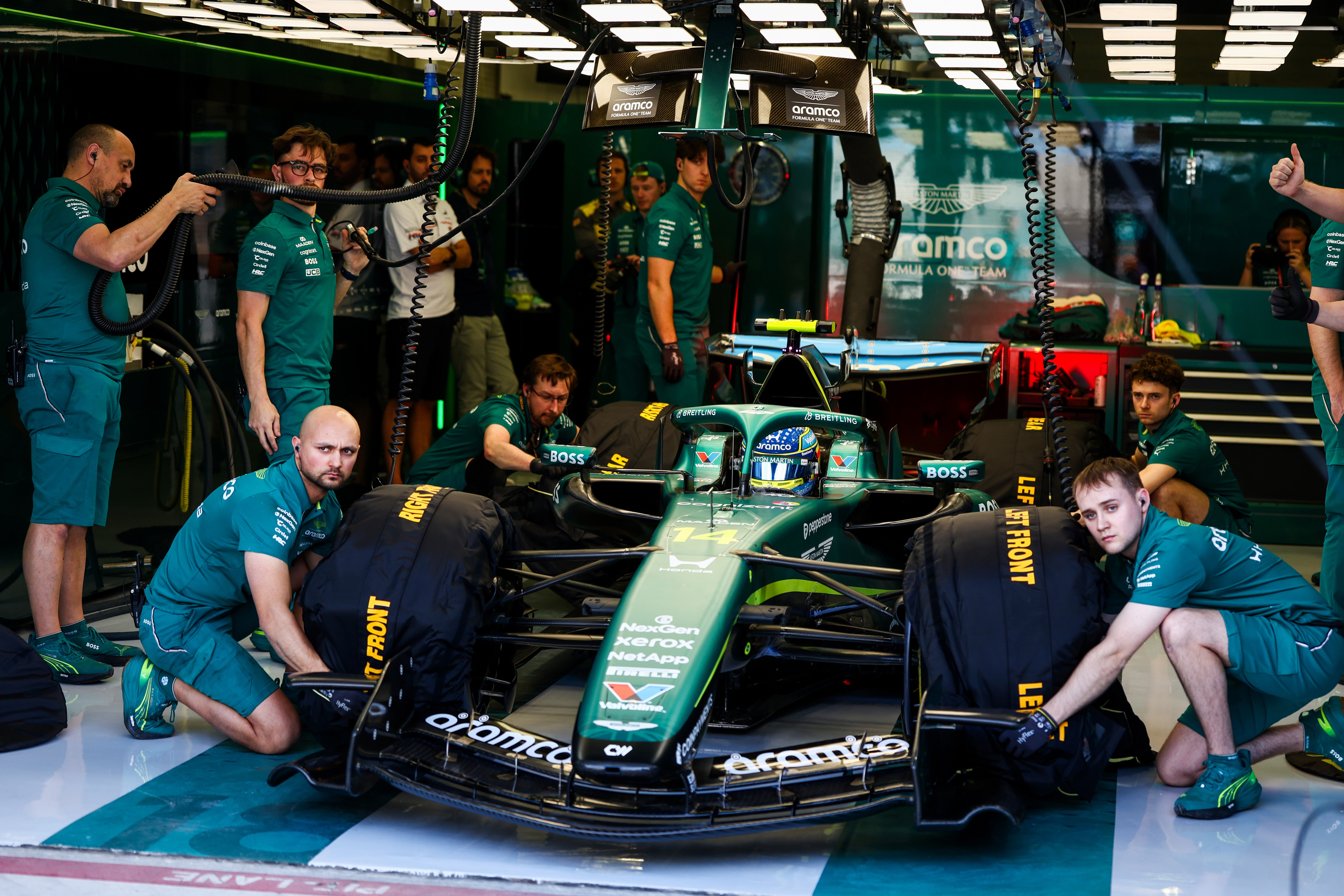 Aston Martin have underperformed in testing