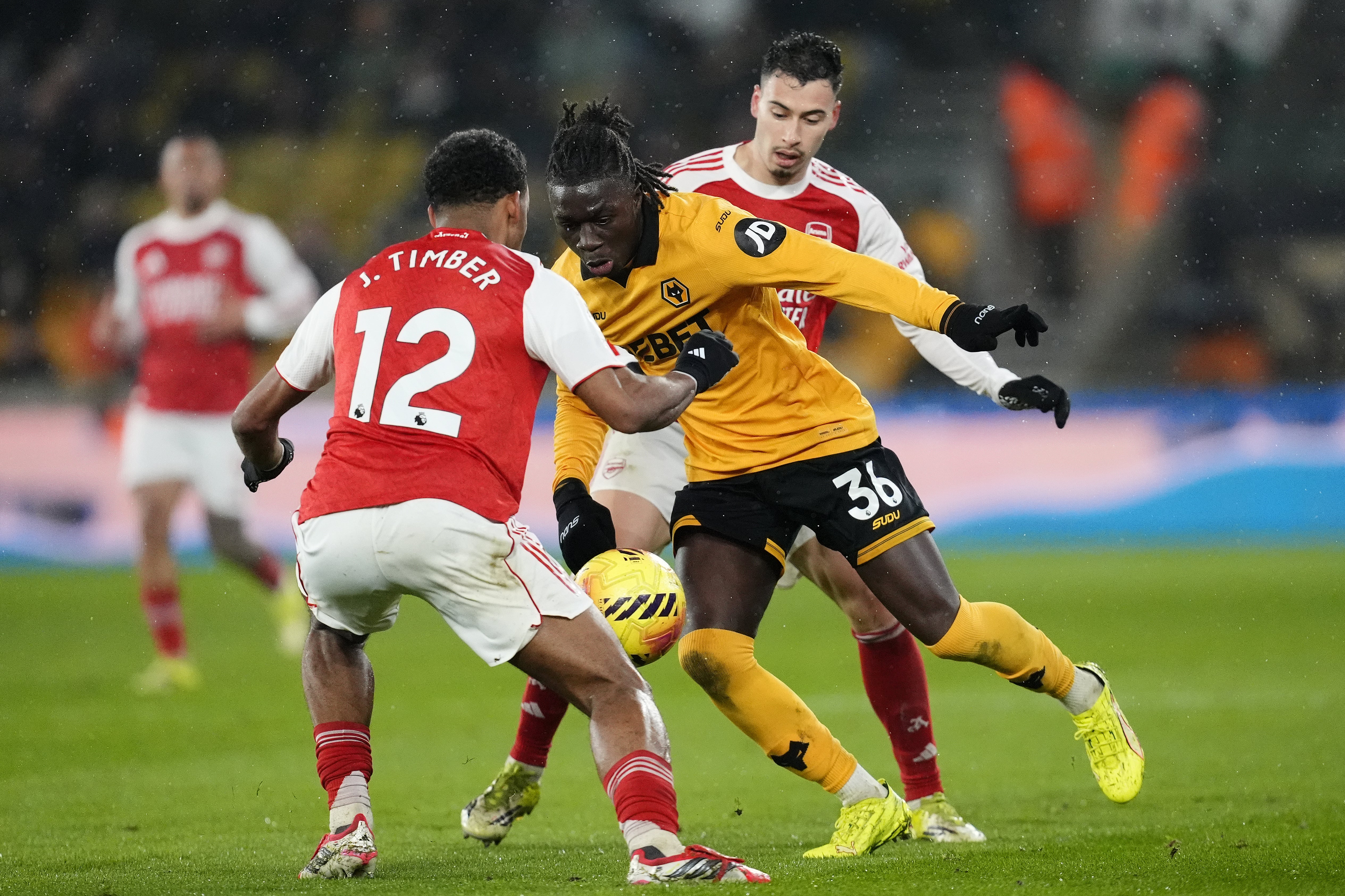 Arsenal were unable to hold on to all three points against Wolves