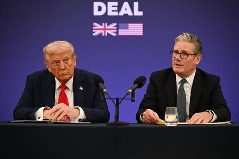 <p>A Government spokesman said the UK was working with the US to understand the impact of a supreme court decision overturning Donald Trump’s tariffs </p>