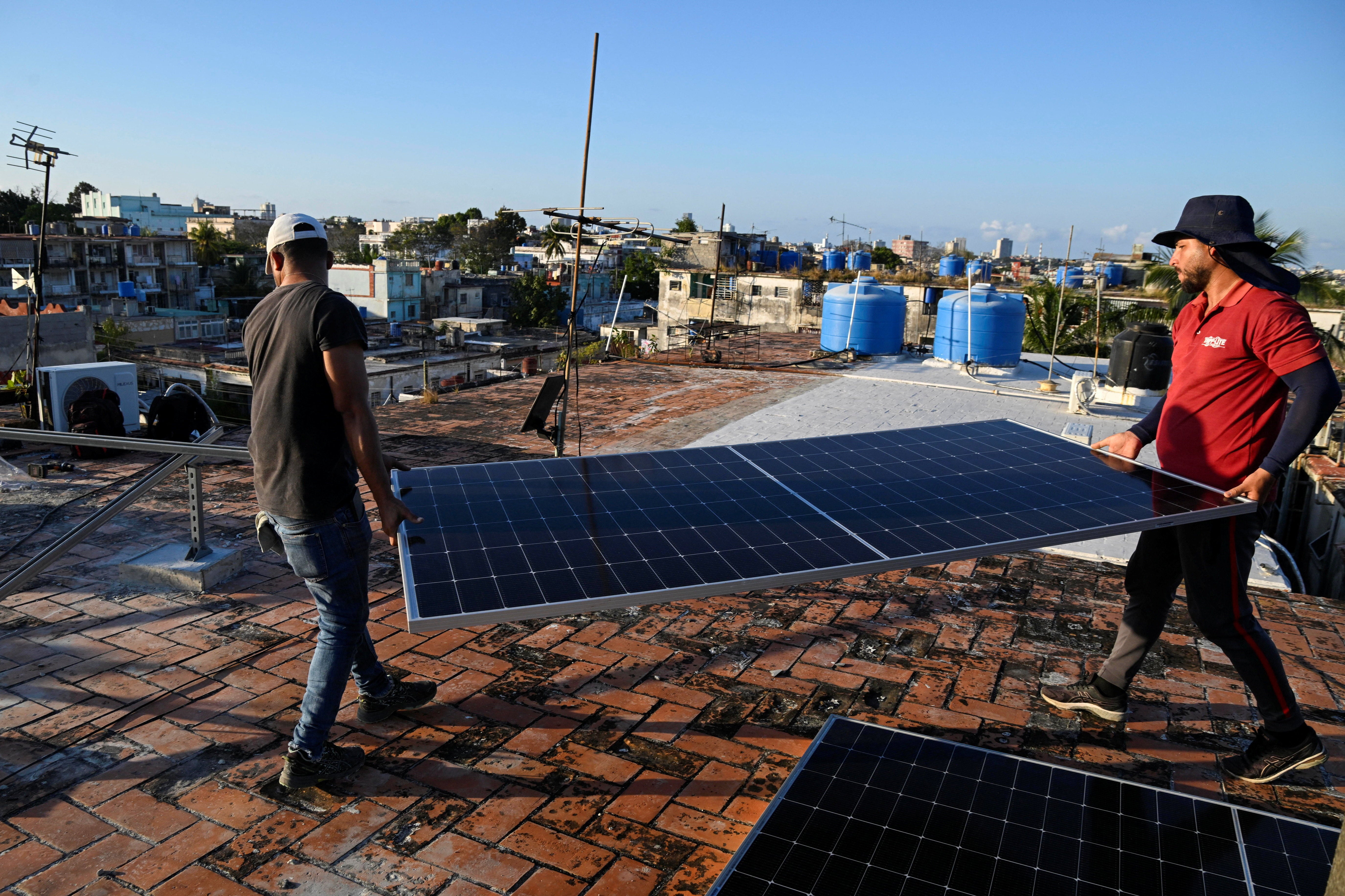 Cubans tackle energy blackouts with solar as Trump tightens oil blockade