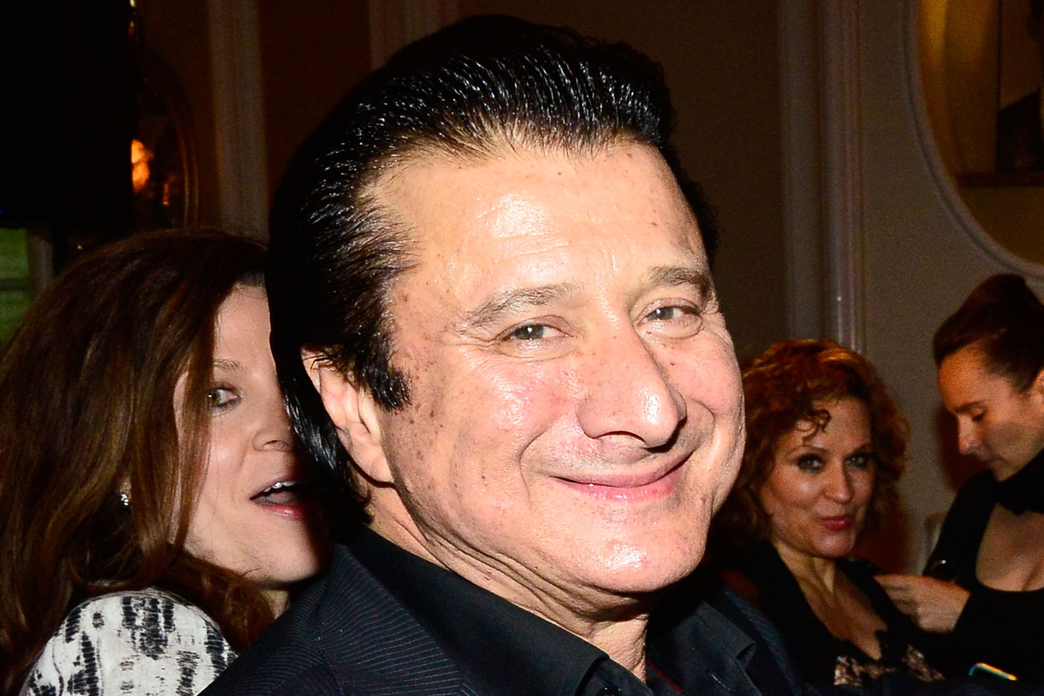 <p>Steve Perry, pictured in Beverly Hills in 2014, has rejected suggestions he might rejoin Journey as lead singer</p>