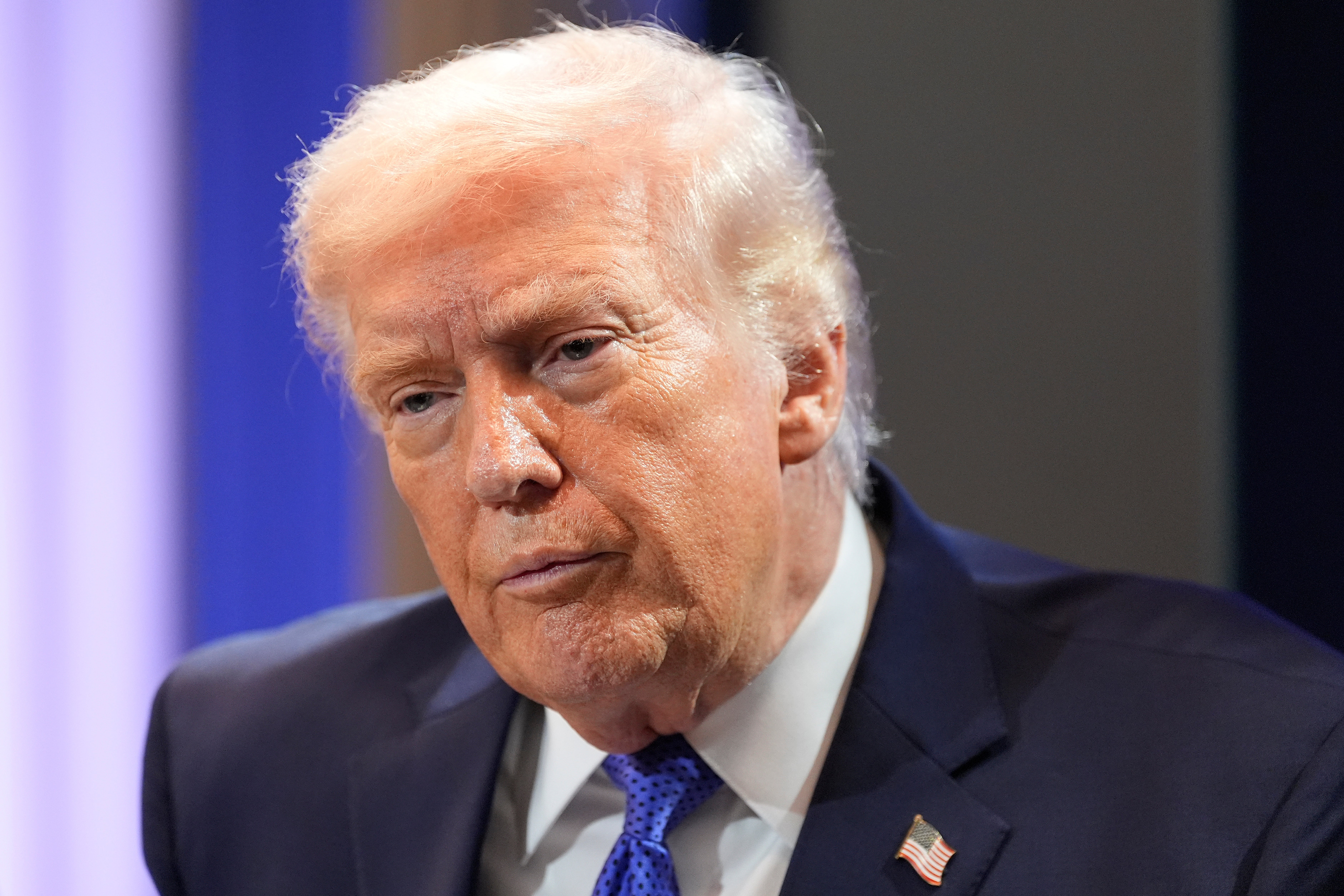 President Donald Trump said the 10% ‘global tariff’ would be in place for around five months (Alex Brandon/AP)
