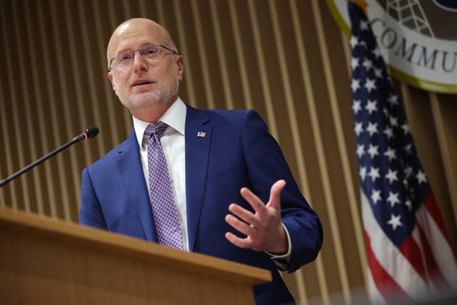 <p>Brendan Carr, the chairman of the Federal Communications Commission, has urged networks to broadcast 'patriotic, pro-America' content for the country’s 250th birthday</p>