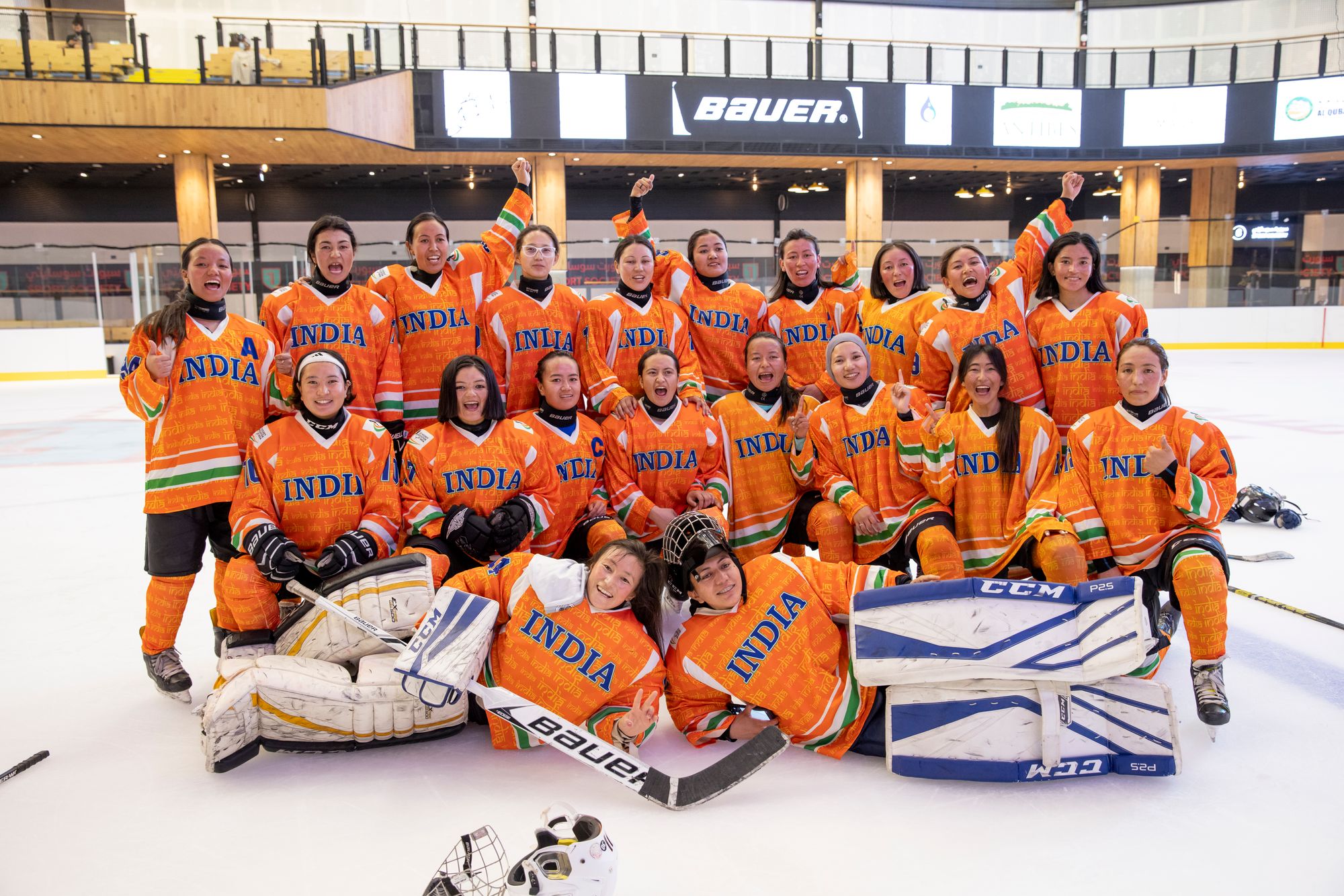 The India women's ice hockey team