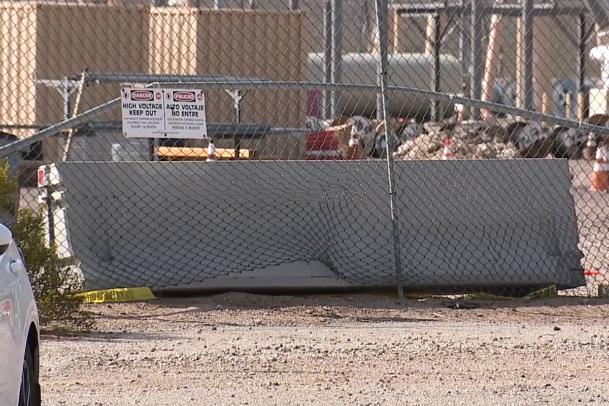 Officials investigating car ramming into power substation as suspected terrorism event