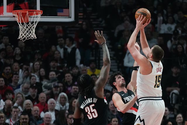 NUGGETS TRAIL BLAZERS