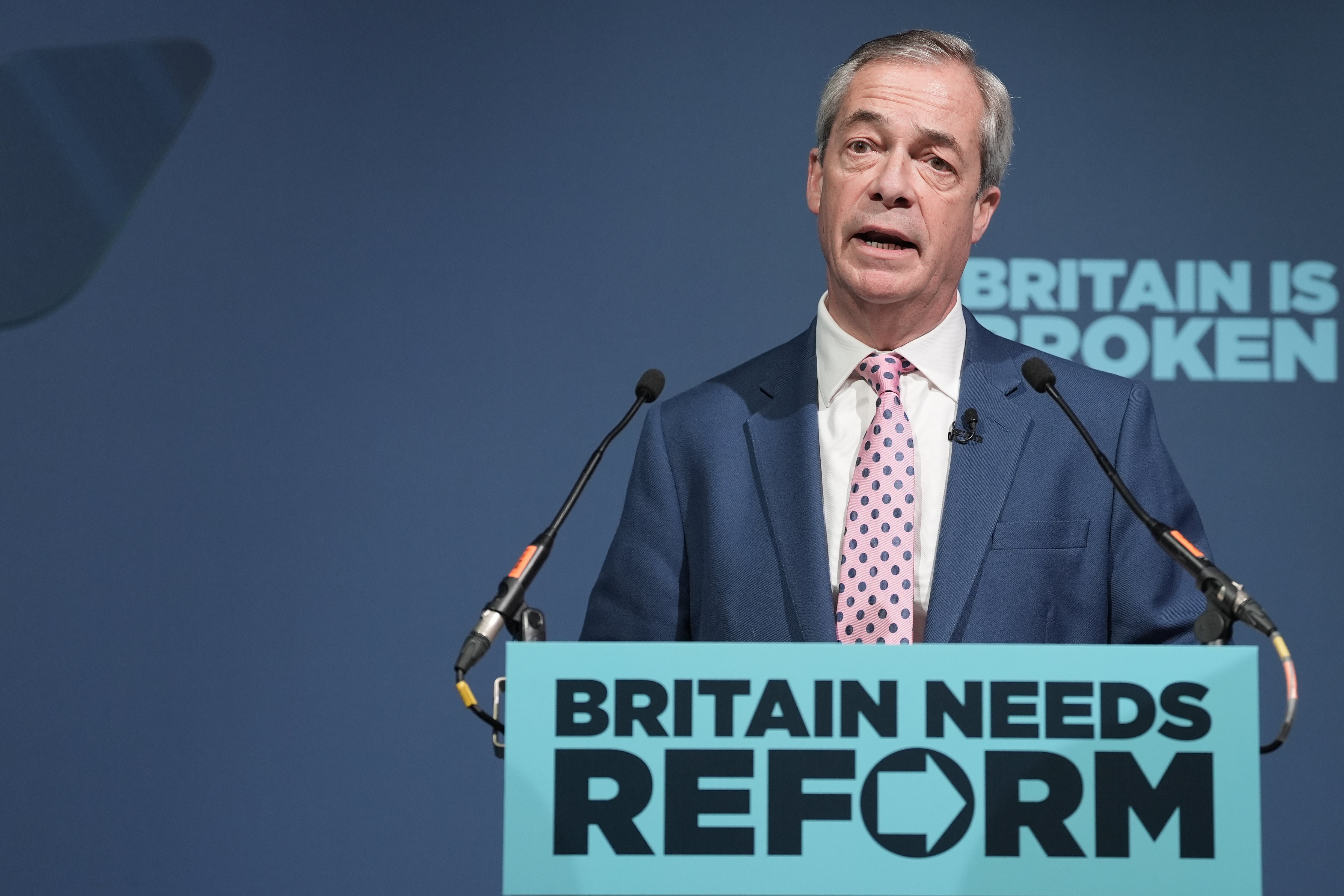 Nigel Farage claims the plans would undo the “Boris wave” of migrants(Stefan Rousseau/PA)