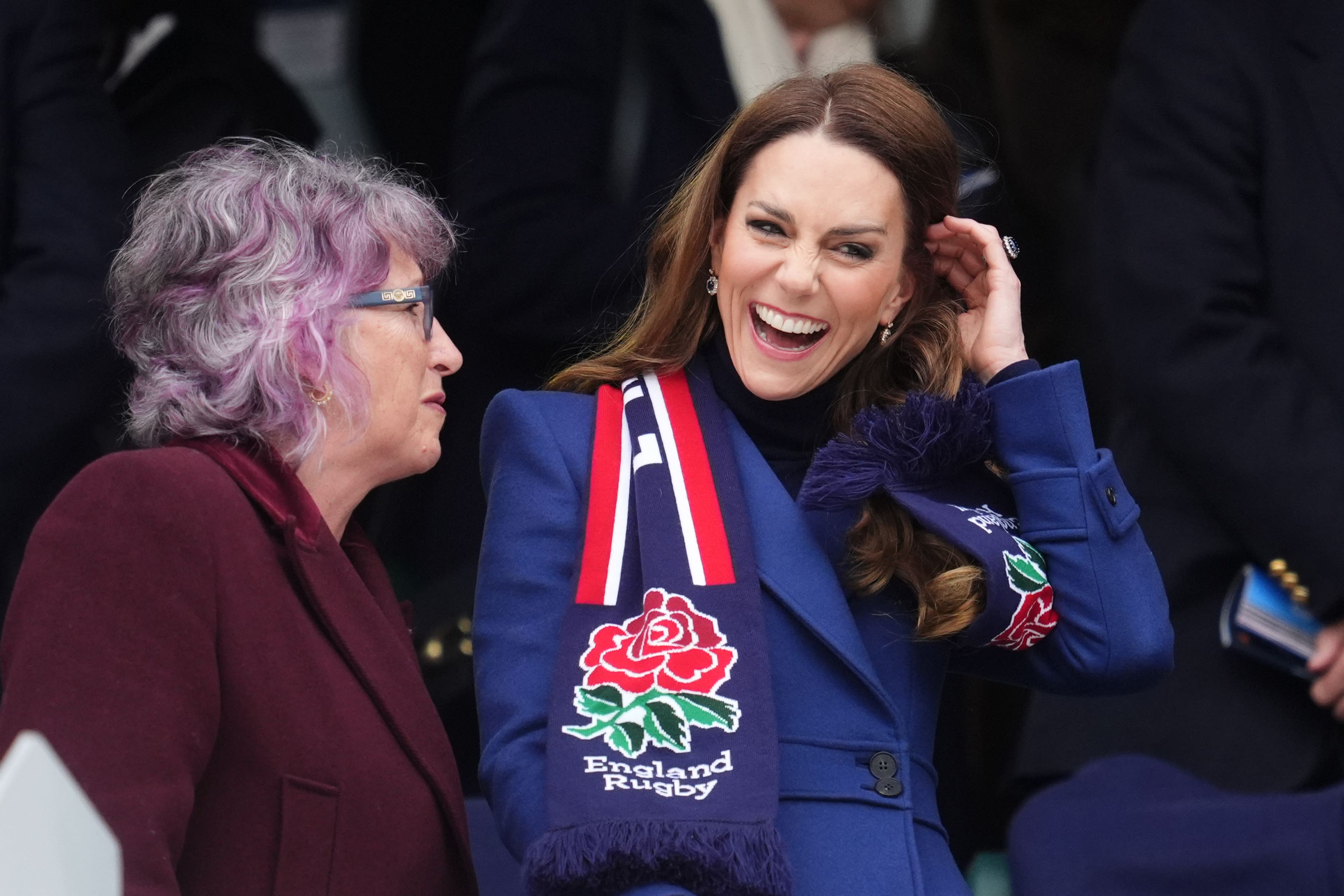 The Princess of Wales watches England take on Ireland in the rugby (Adam Davy/PA)