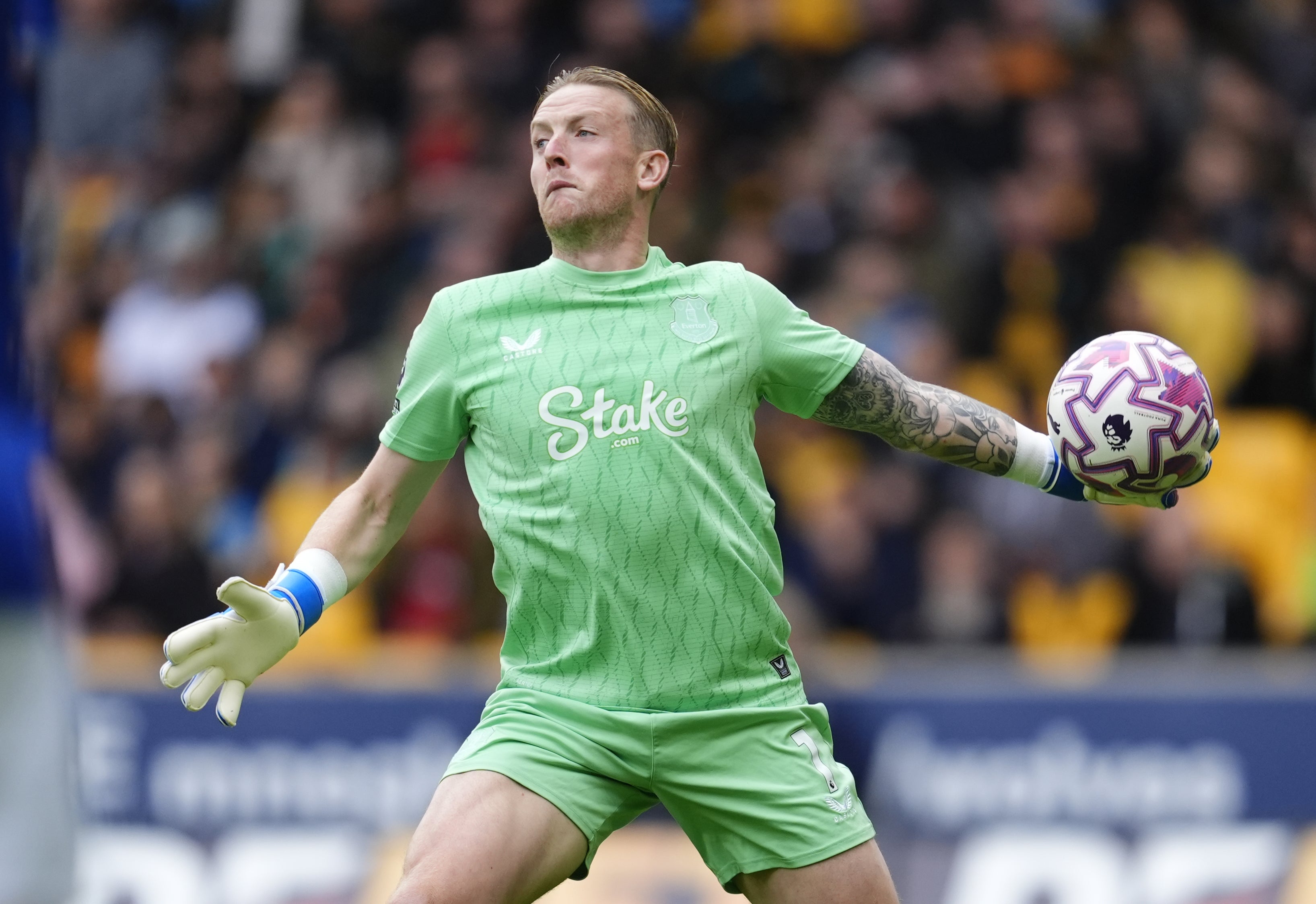 A countdown for goalkeepers holding nan shot has been introduced this play (Nick Potts/PA).
