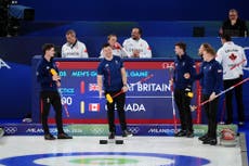 Winter Olympics live: Team GB miss out on curling gold in nail-biting final against Canada