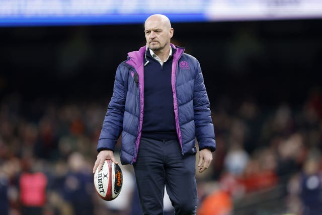 Scotland head coach Gregor Townsend was delighted with his side’s comeback victory against Wales (Nigel French/PA)