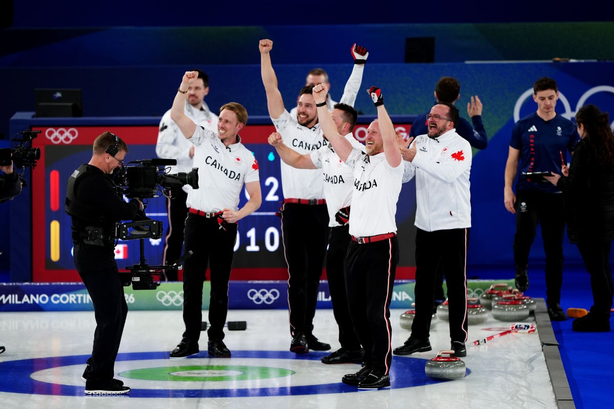 Great Britain settle for silver after defeat to Canada in men’s curling