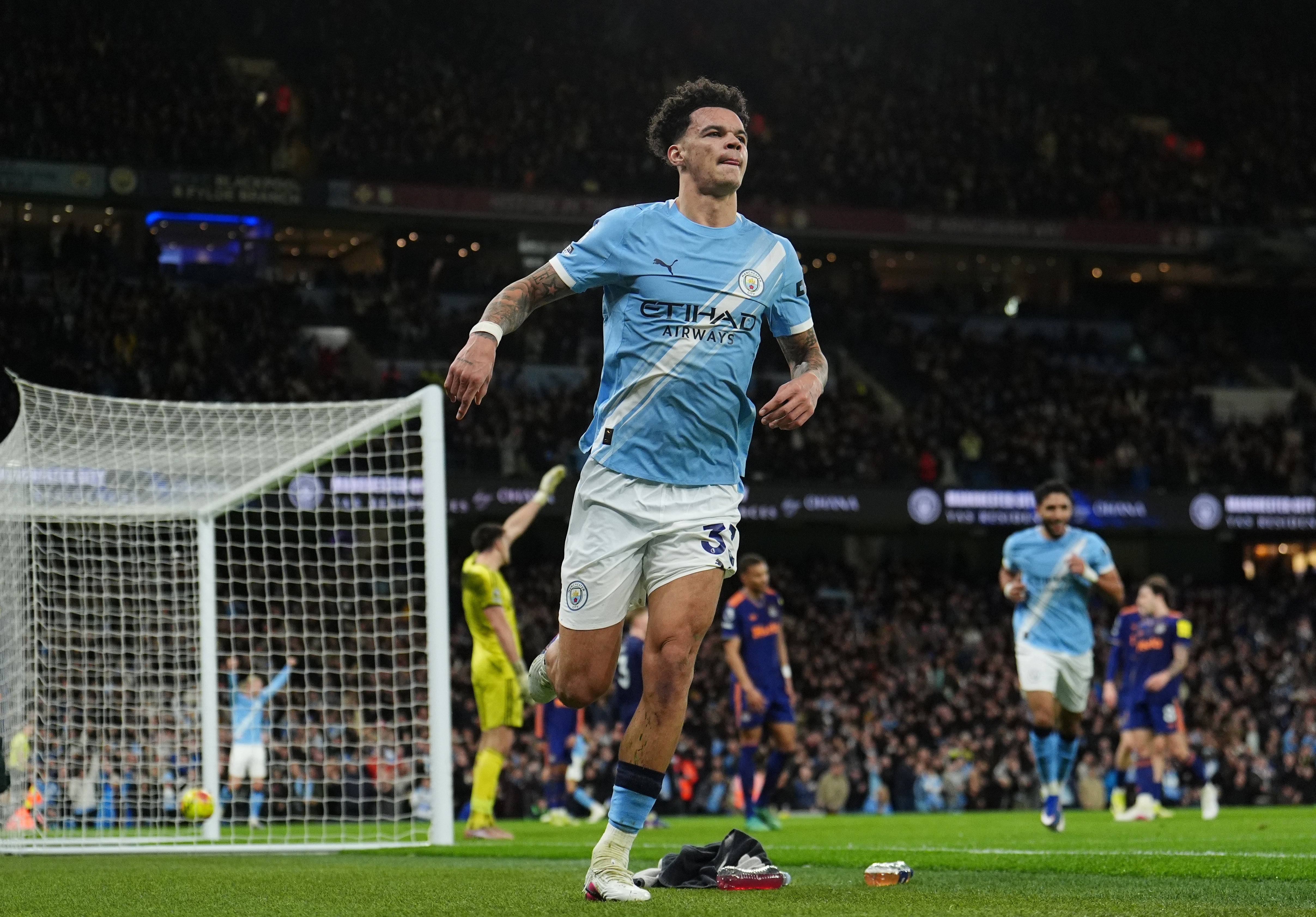 Нико О'Рајли постигао је двобој и помогао Ситију да победи (Мартин Рикет/ПА)