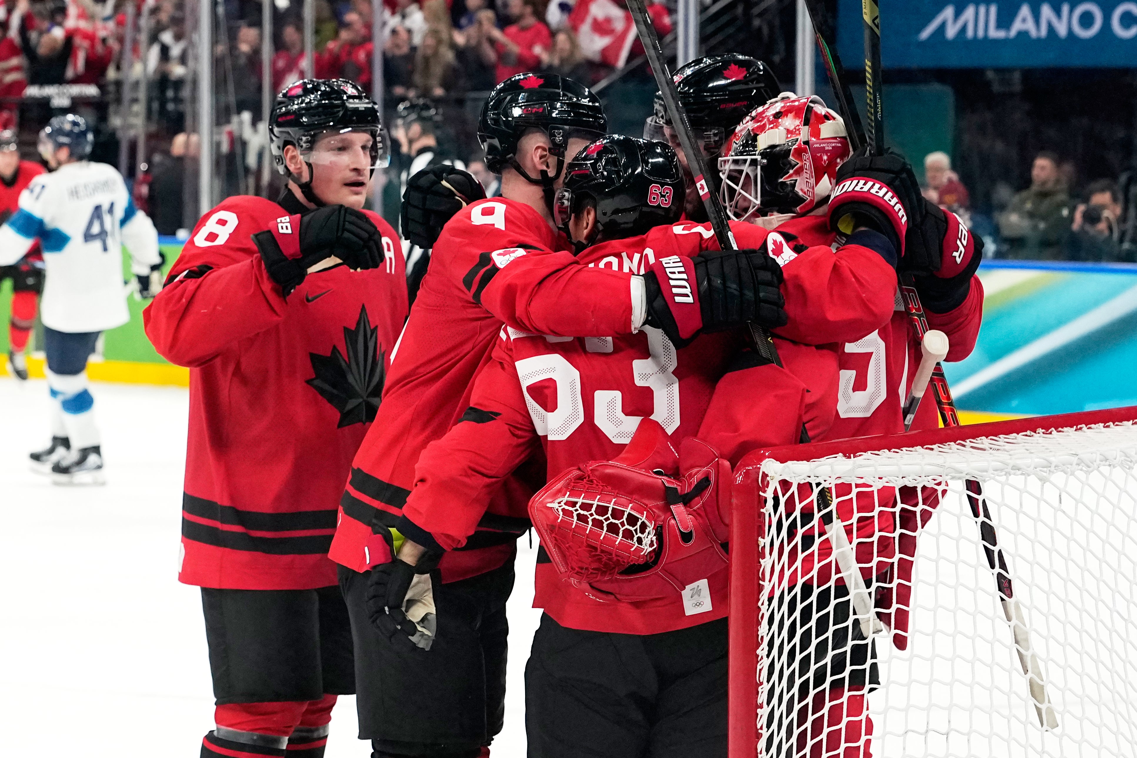 Canada needed late heroics against Finland to book their place in the gold medal match
