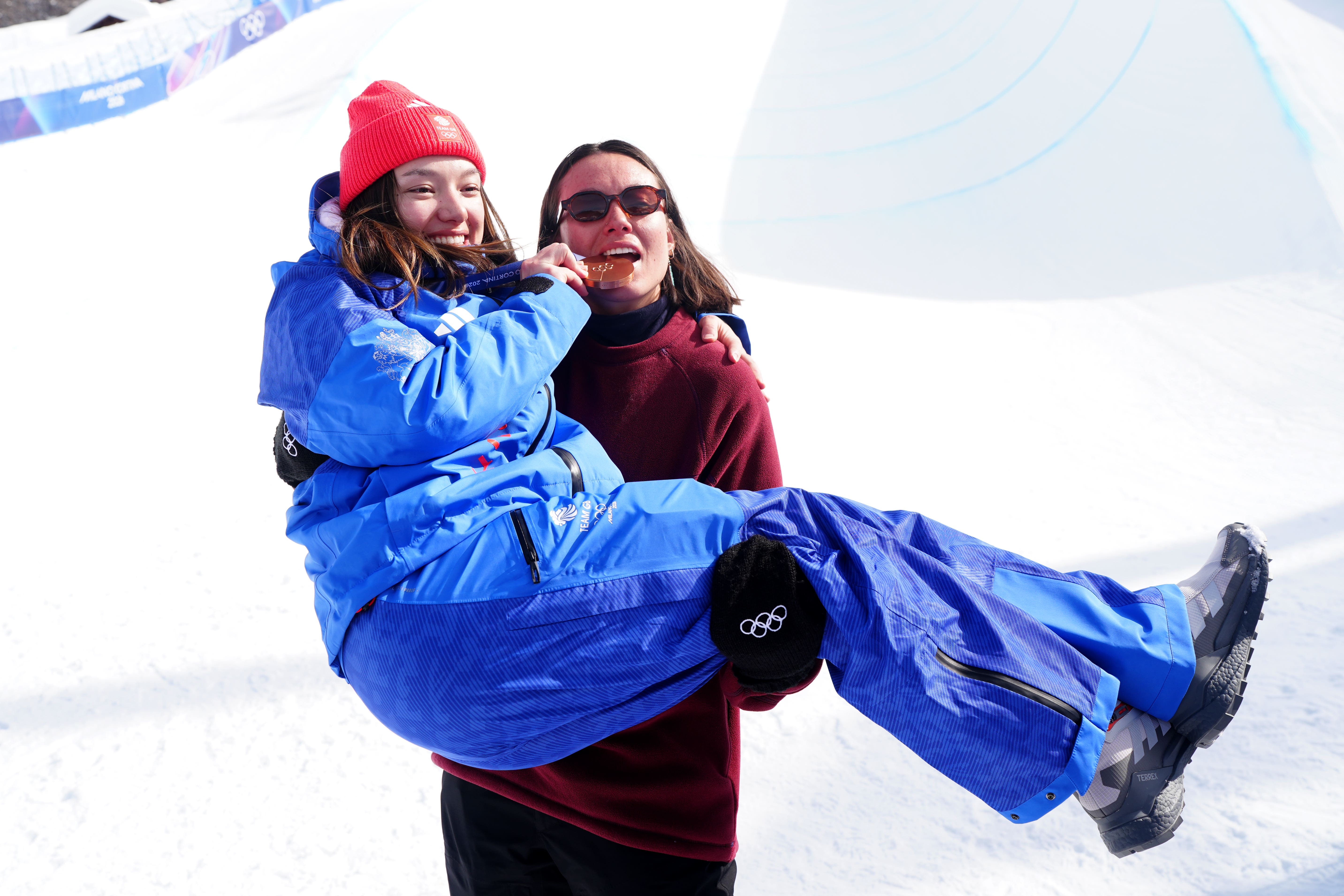Zoe Atkin matched her sister Izzy’s achievement with an Olympic bronze