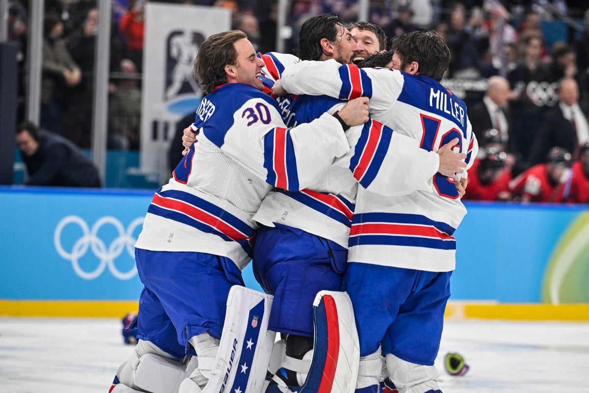 Winter Olympics live: USA beat Canada in sudden-death overtime to win ice hockey gold