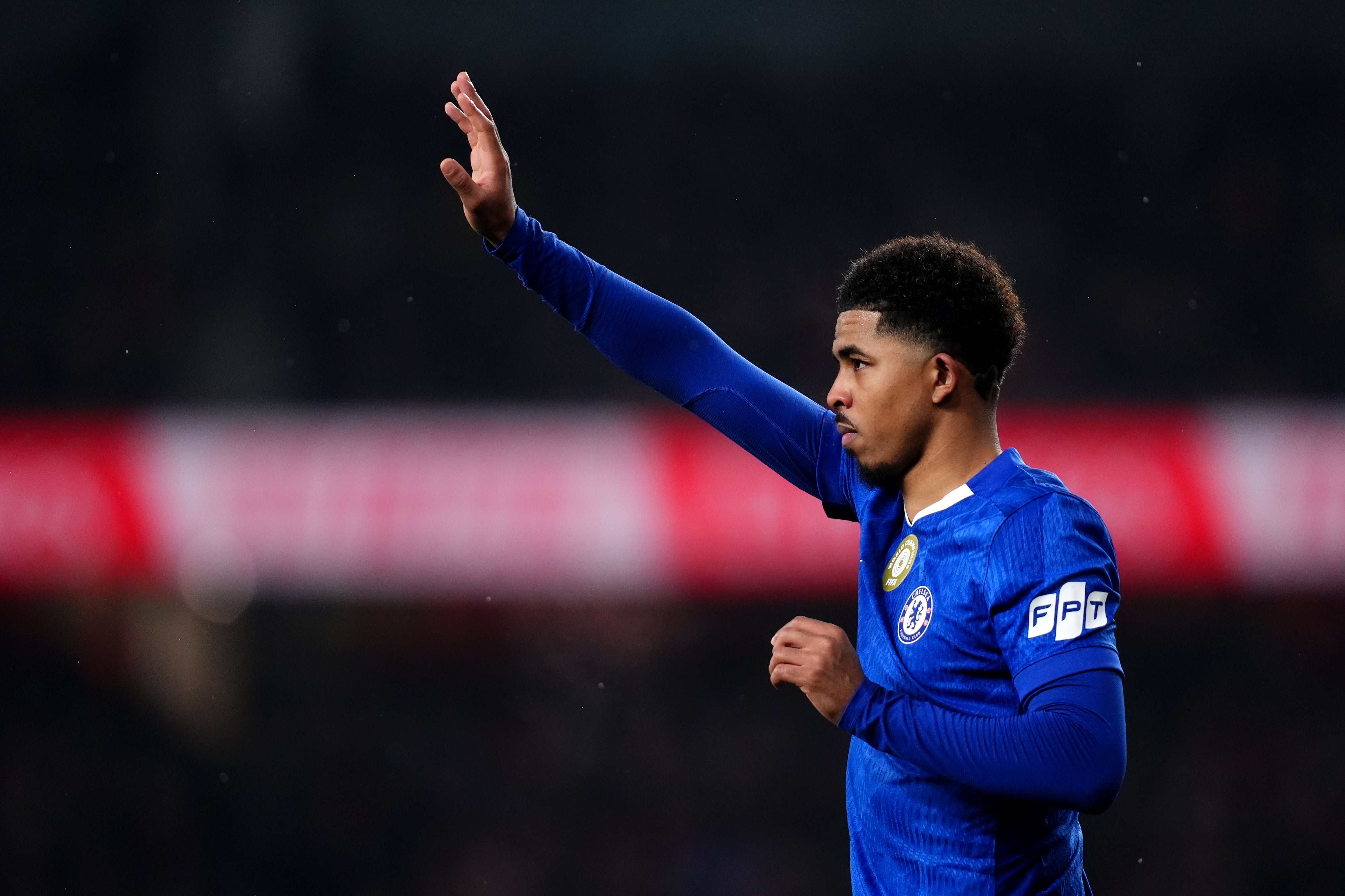 Wesley Fofana received racial abuse online after Chelsea’s 1-1 draw with Burnley (John Walton/PA)