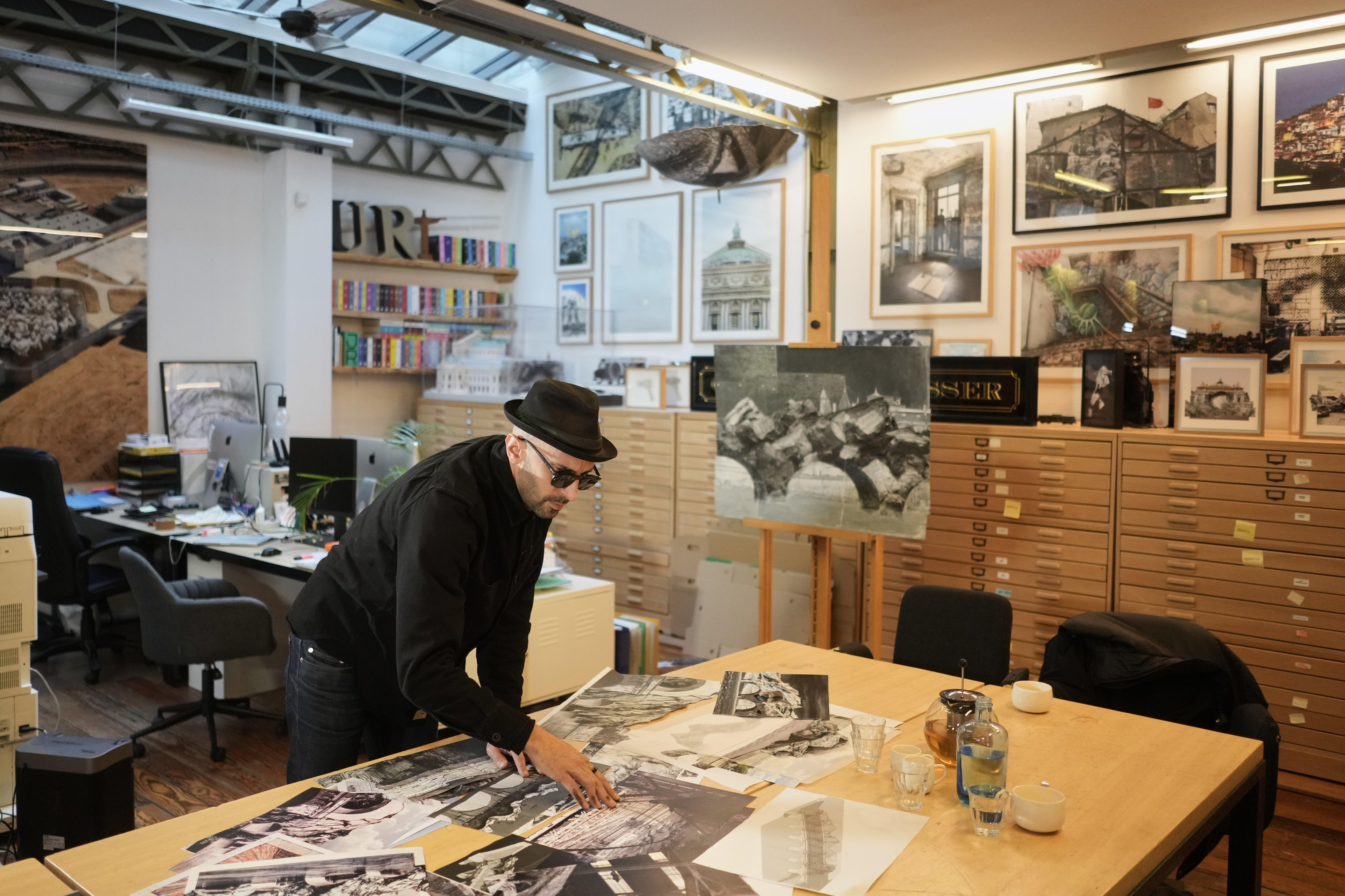 JR sought inspiration for the design from the classic philosopher and writer Plato