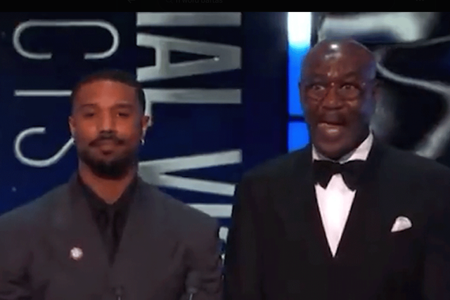 <p>Michael B Jordan y Delroy Lindo escucharon un insulto racial al presentar un premio en los Baftas</p>