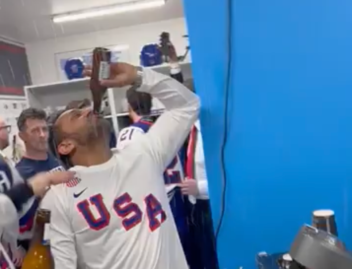 Kash Patel defends his wild Olympics locker room celebration
