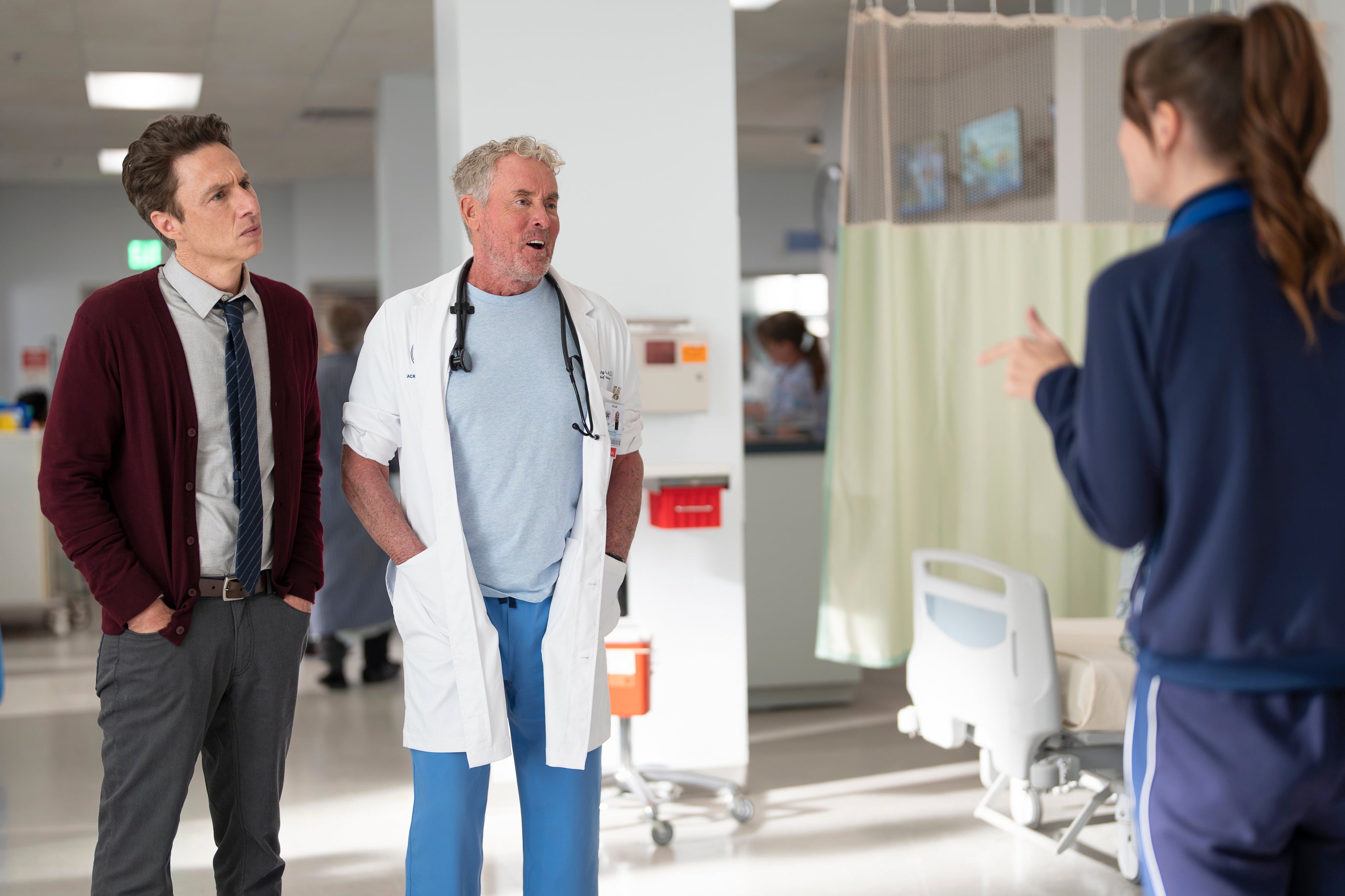 Zach Braff e John C McGinley in 'Scrubs'