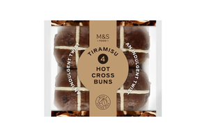 M&S tiramisu hot cross buns