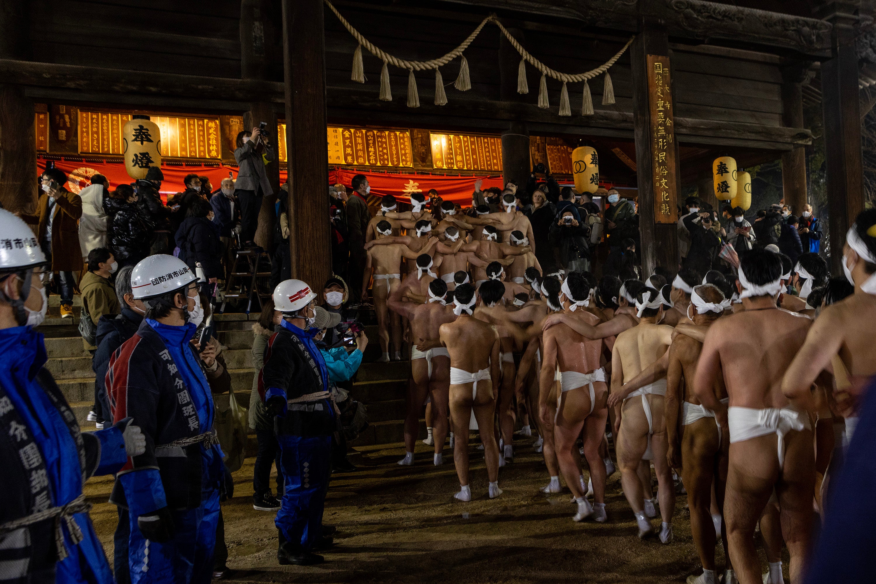 Future of Japan’s 500-year-old ‘naked festival’ in doubt after crowd crush leaves three men unconscious