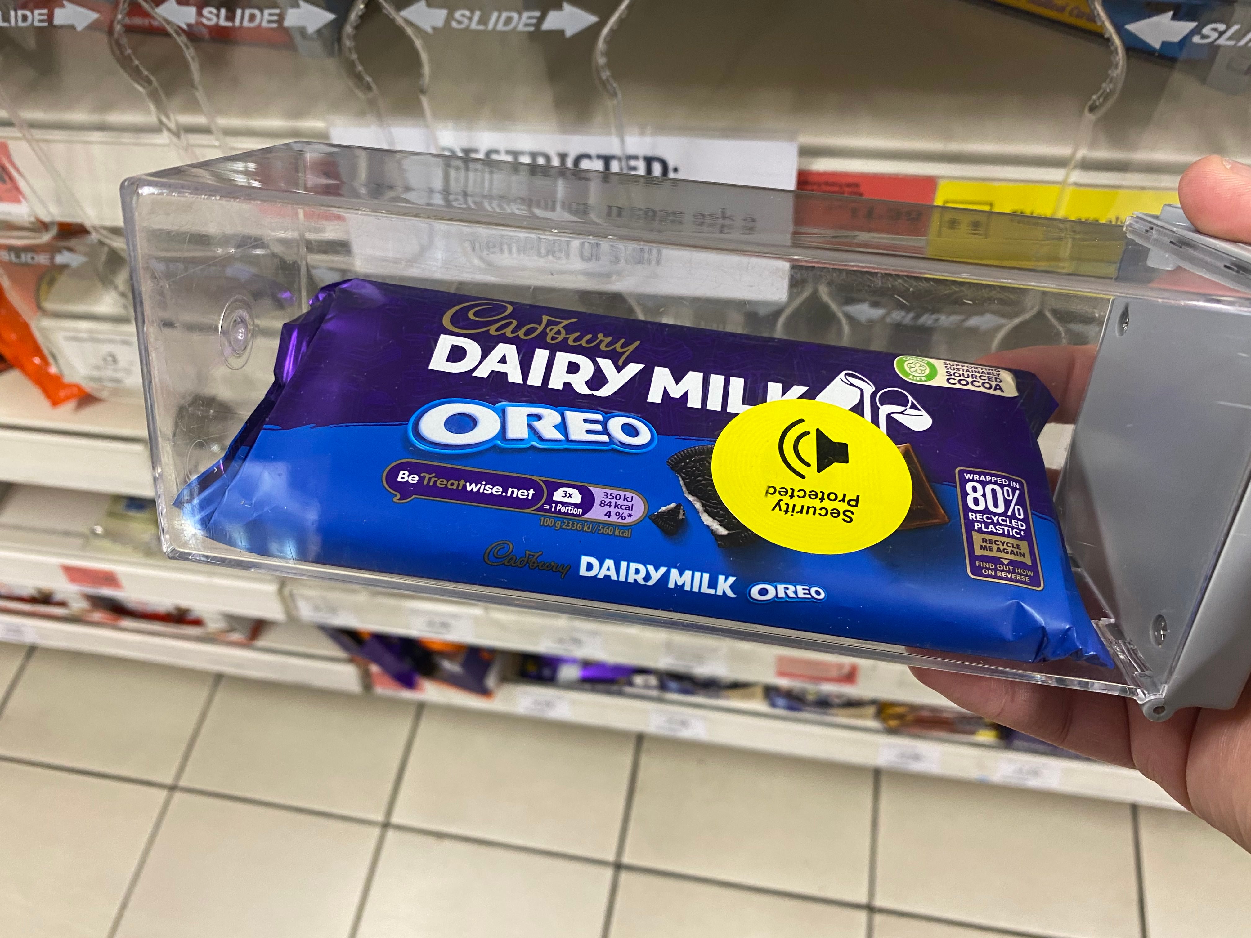 Dairy Milk chocolate locked in boxes by supermarkets due to spike in thefts - The Independent