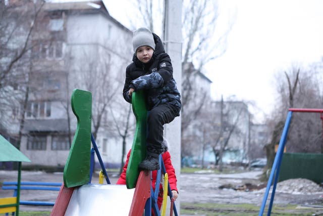 <p>Ukrainian children have spent much of their early years under air raid sirens</p>