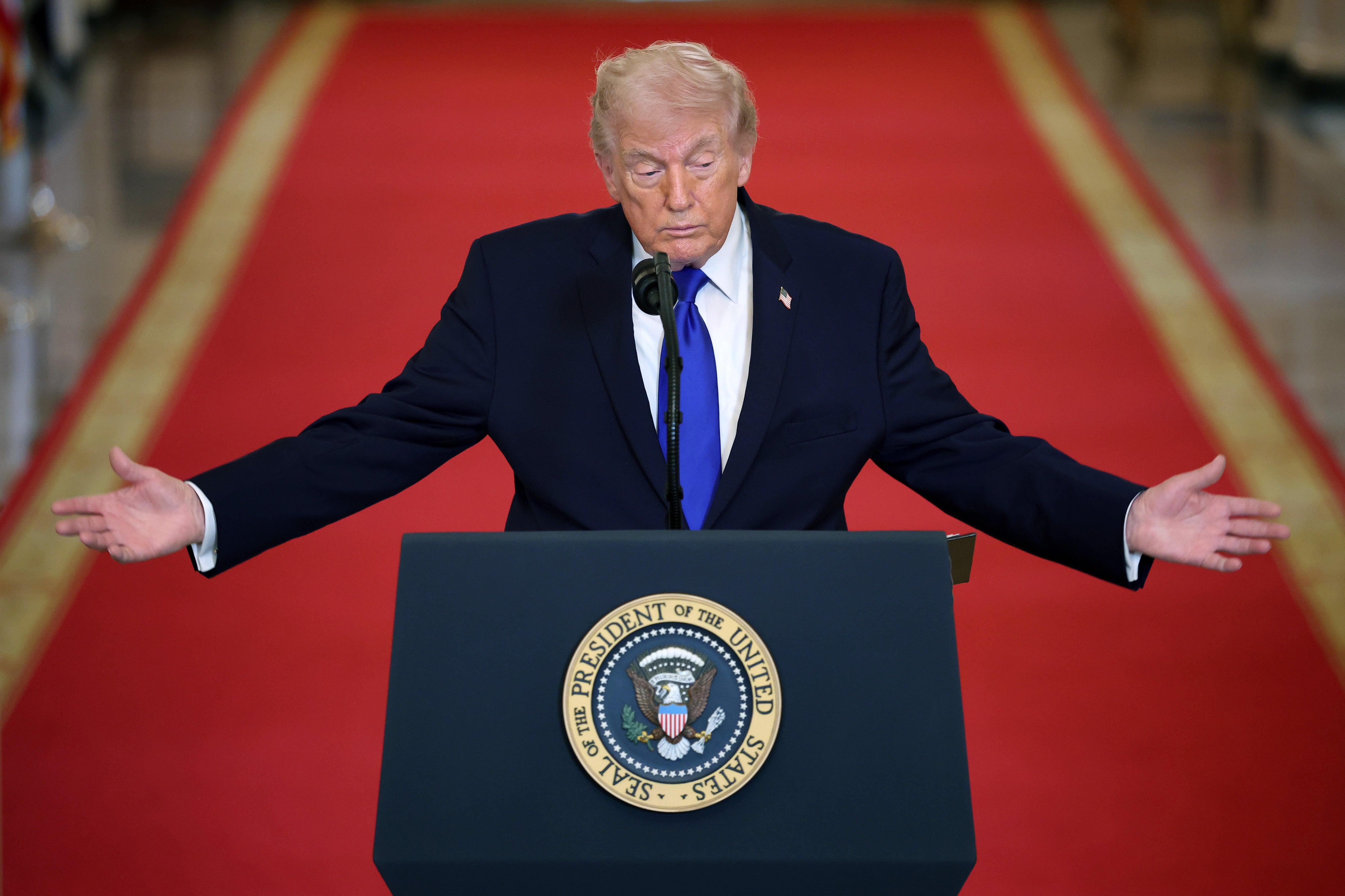 Trump has invited the parents of a National Guard service member killed in DC as well as a girl who was critically injured in a car wreck allegedly caused by an undocumented driver