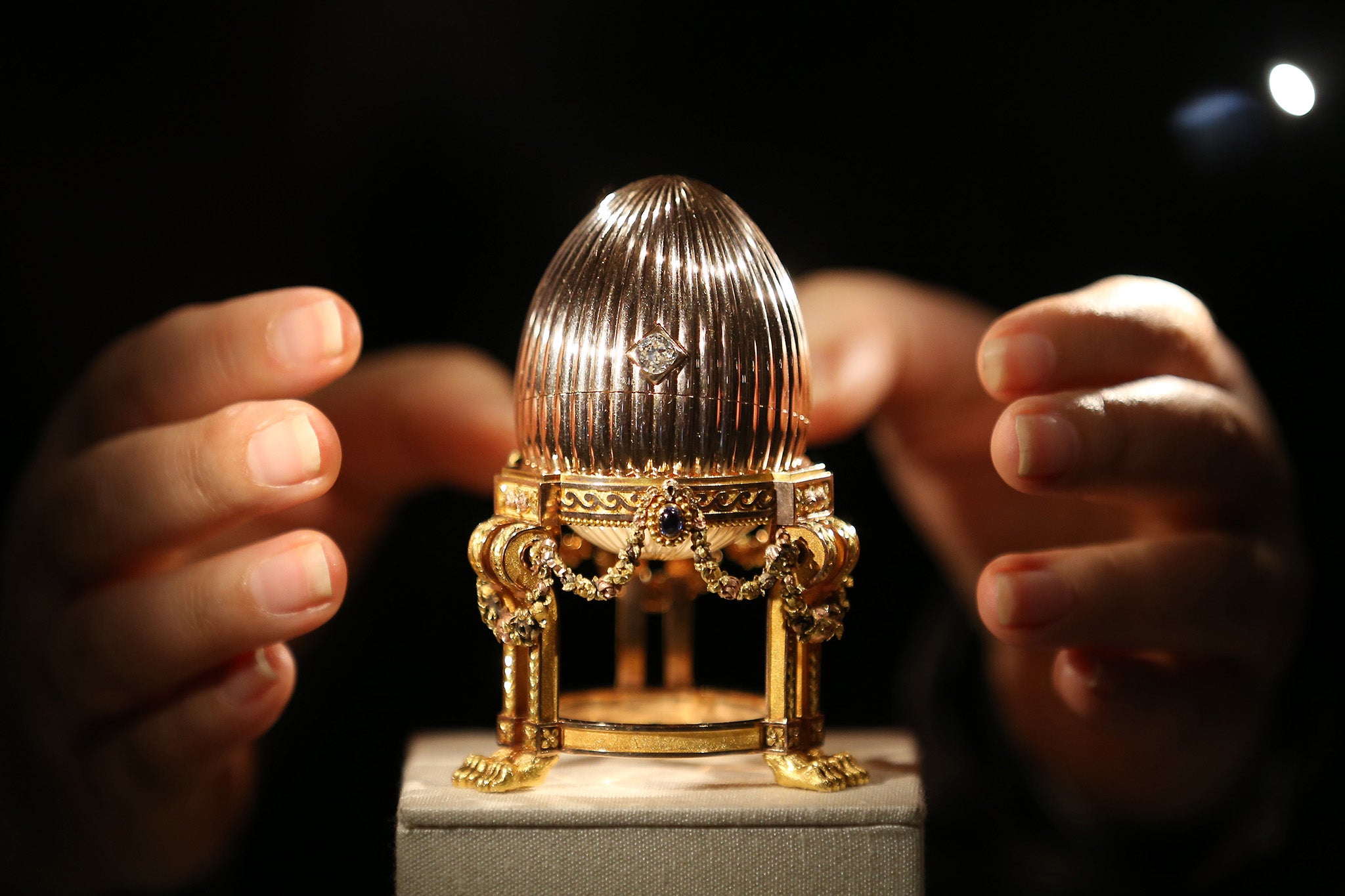 Thief stole handbag containing Faberge egg worth &pound;2.8 million