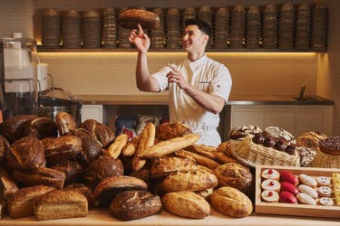<p>Frederic Doncel-Latorre leads the bakery at Claridge’s</p>