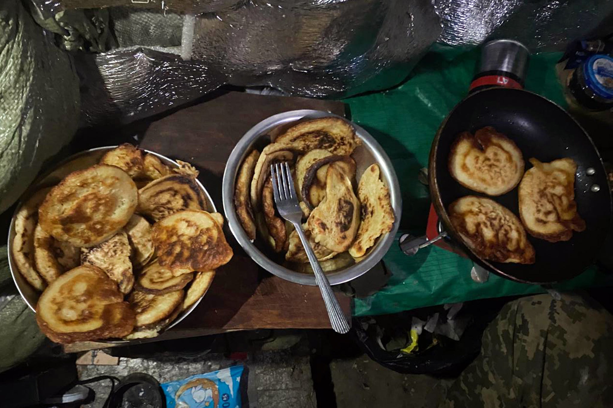 Cooking underground was one of the many challenges throughout his time underground