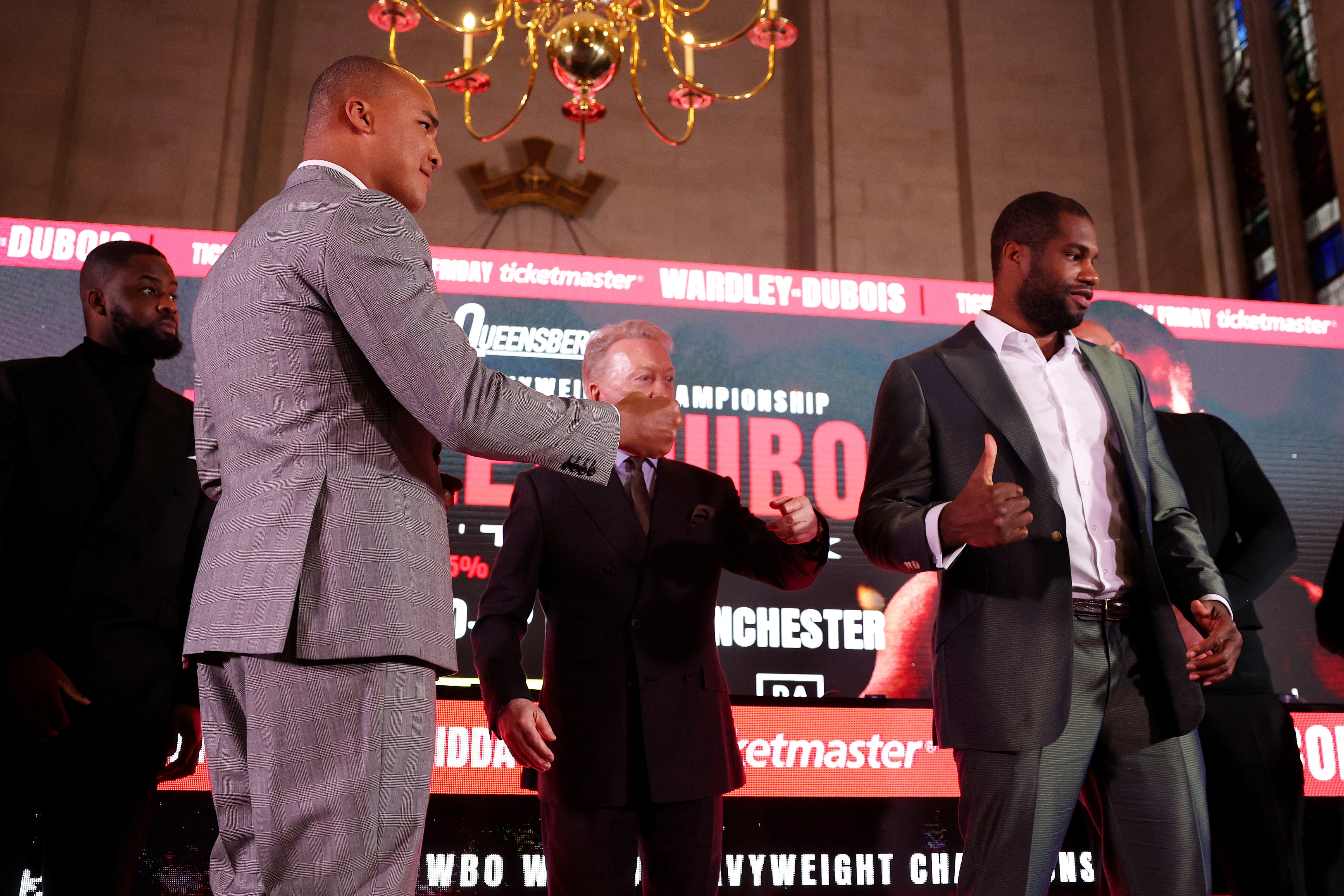 Daniel Dubois snaps at Fabio Wardley and snubs fist bump as surprising rivalry emerges